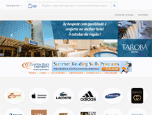 Tablet Screenshot of comprasnoparaguai.tur.br